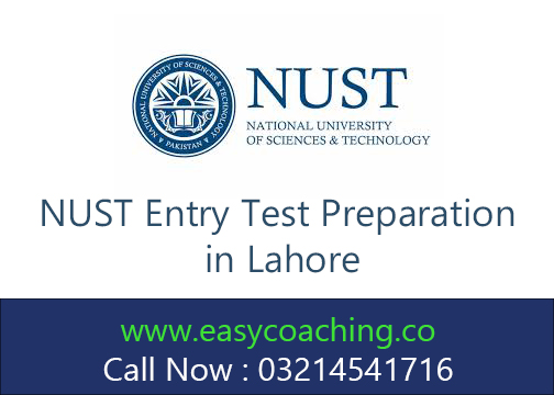 NUST Entry Test Preparation in Lahore